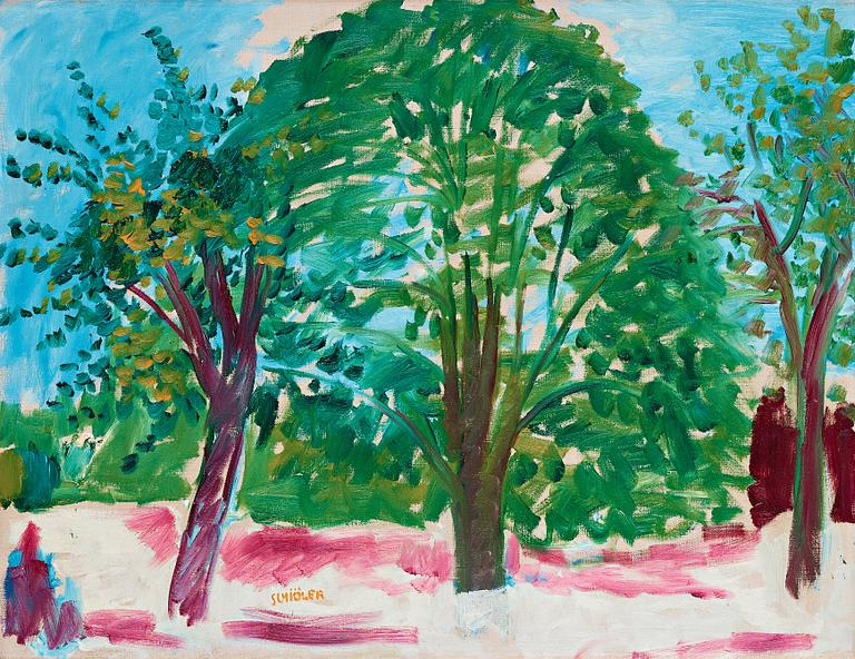 Inge Schiöler, "Tre träd".