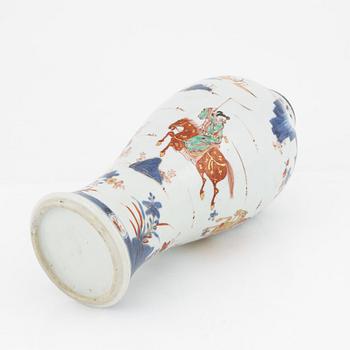 Vas, porslin. Kina, Qingdynastin, Kangxi (1662-1722).