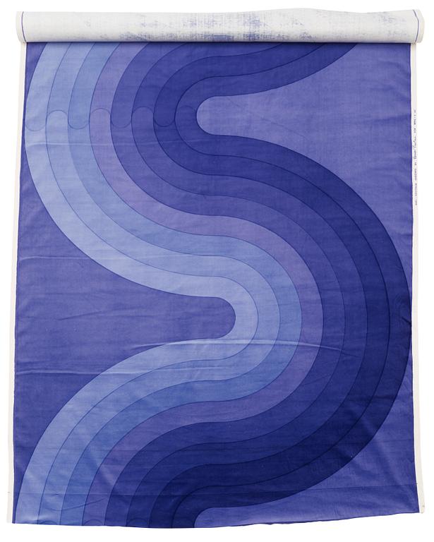 Verner Panton, FABRICS, 3 PIECES.  Cotton velor. A variety of nuances and patterns. Verner Panton.