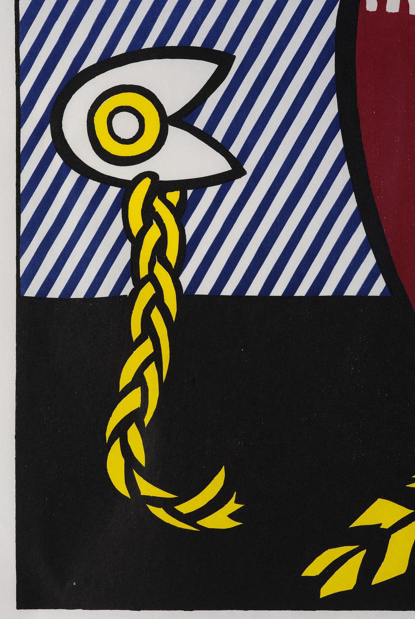 Roy Lichtenstein, "American Indian Theme I".
