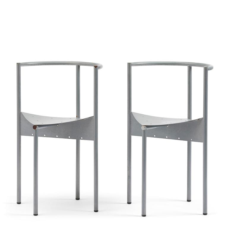 Philippe Starck, a pair of "Wendy Wright" chairs, Disform, Spain, post 1986.