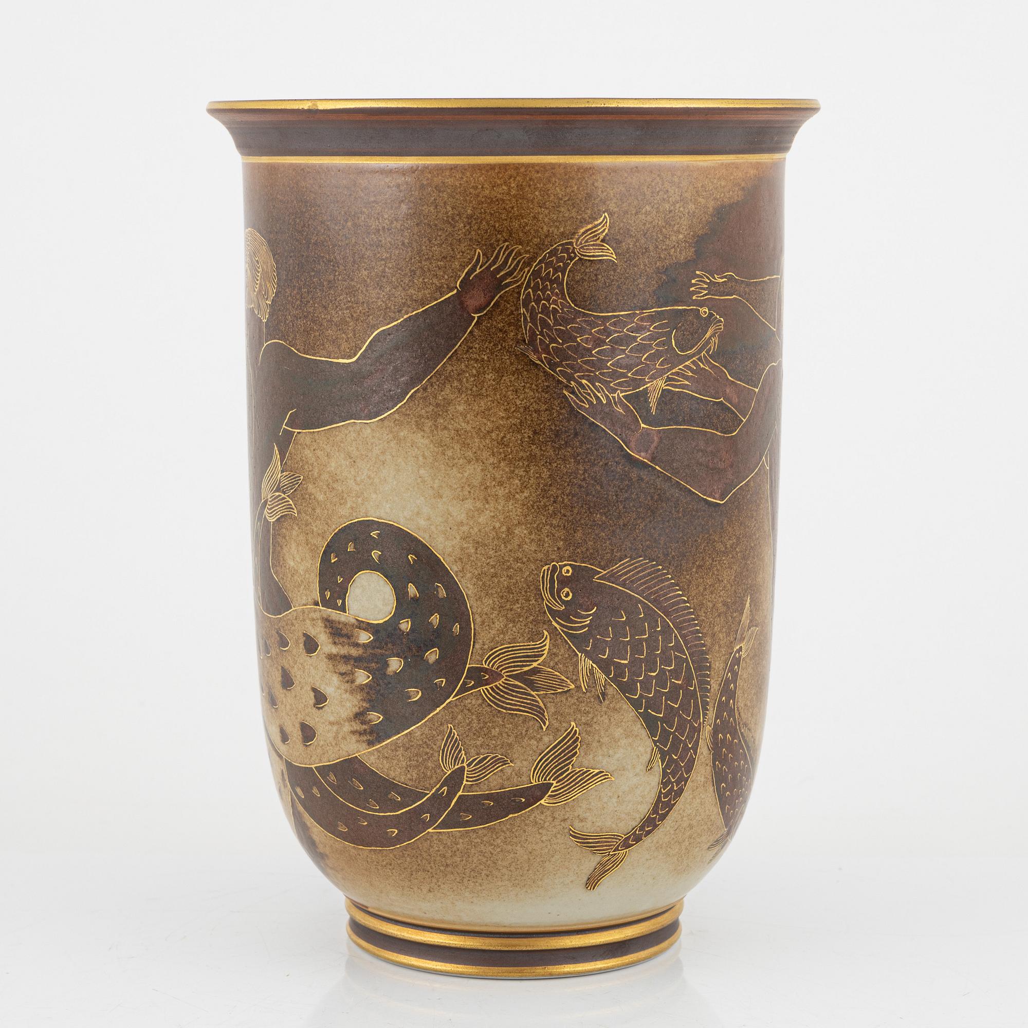 Gunnar Nylund & Oskar Dahl, vas, "Flambé", Alp Lidköping.