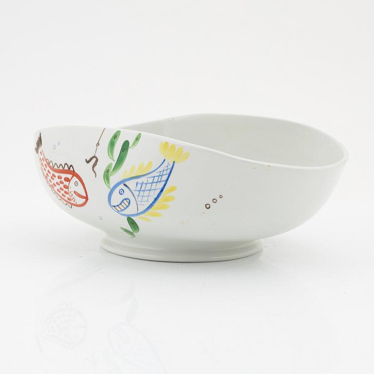 Stig Lindberg, a 'Löja' creamware 20 part service, Gustavsberg, Sweden 1948-62.