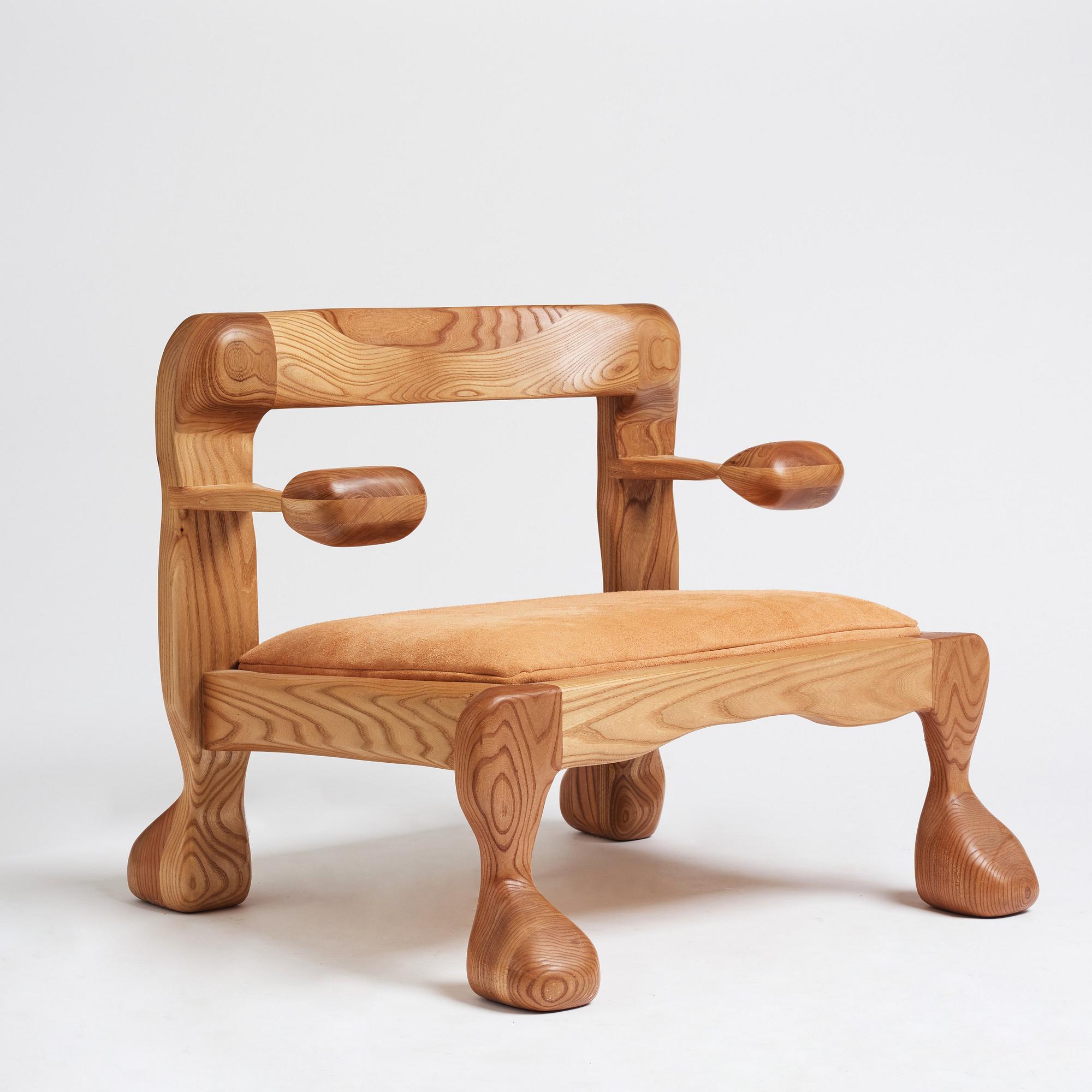 Niklas Runesson, a unique easy chair, executed in his own studio in 2019.