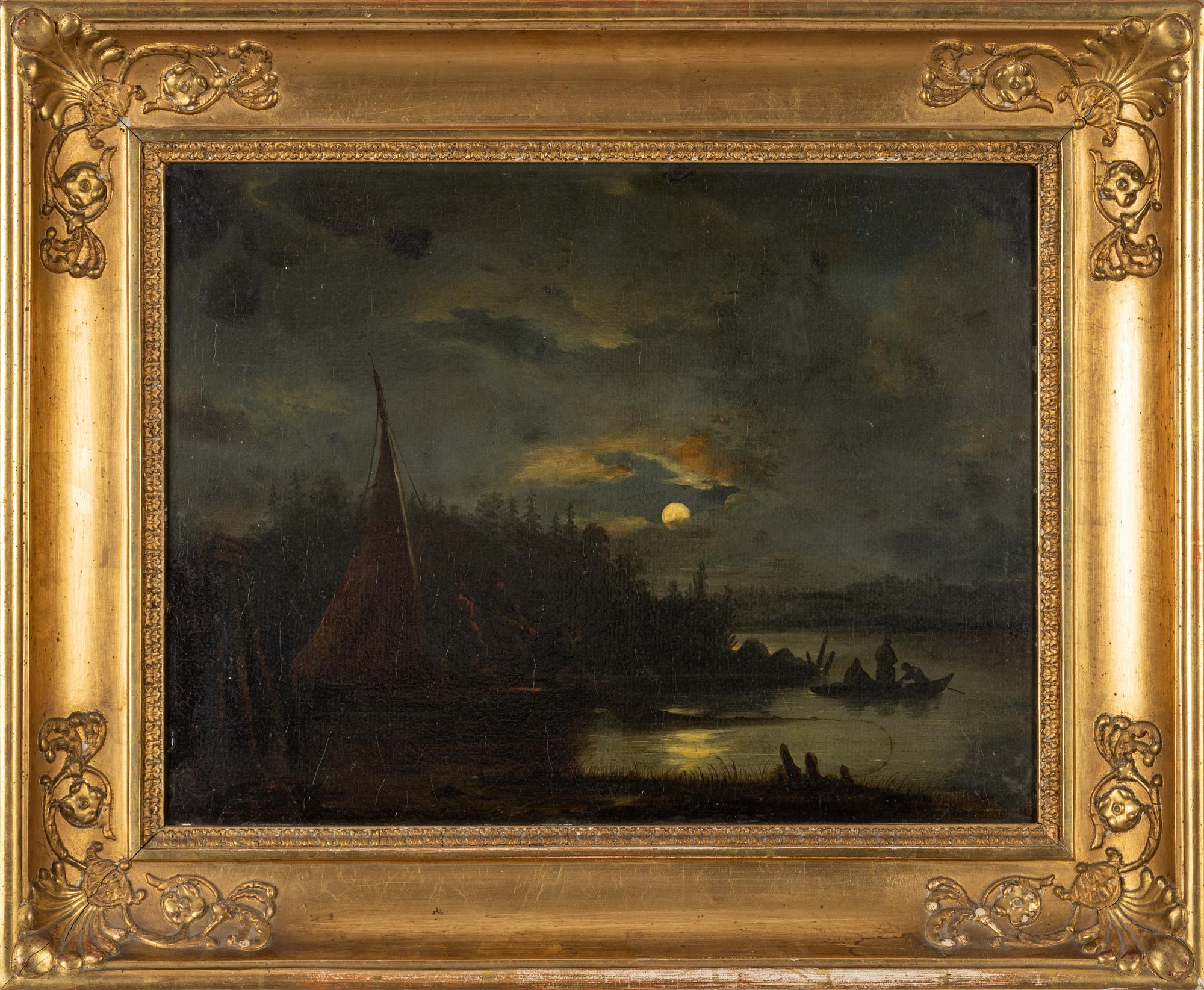 Joseph Magnus Stäck, tillskriven, olja på pannå.