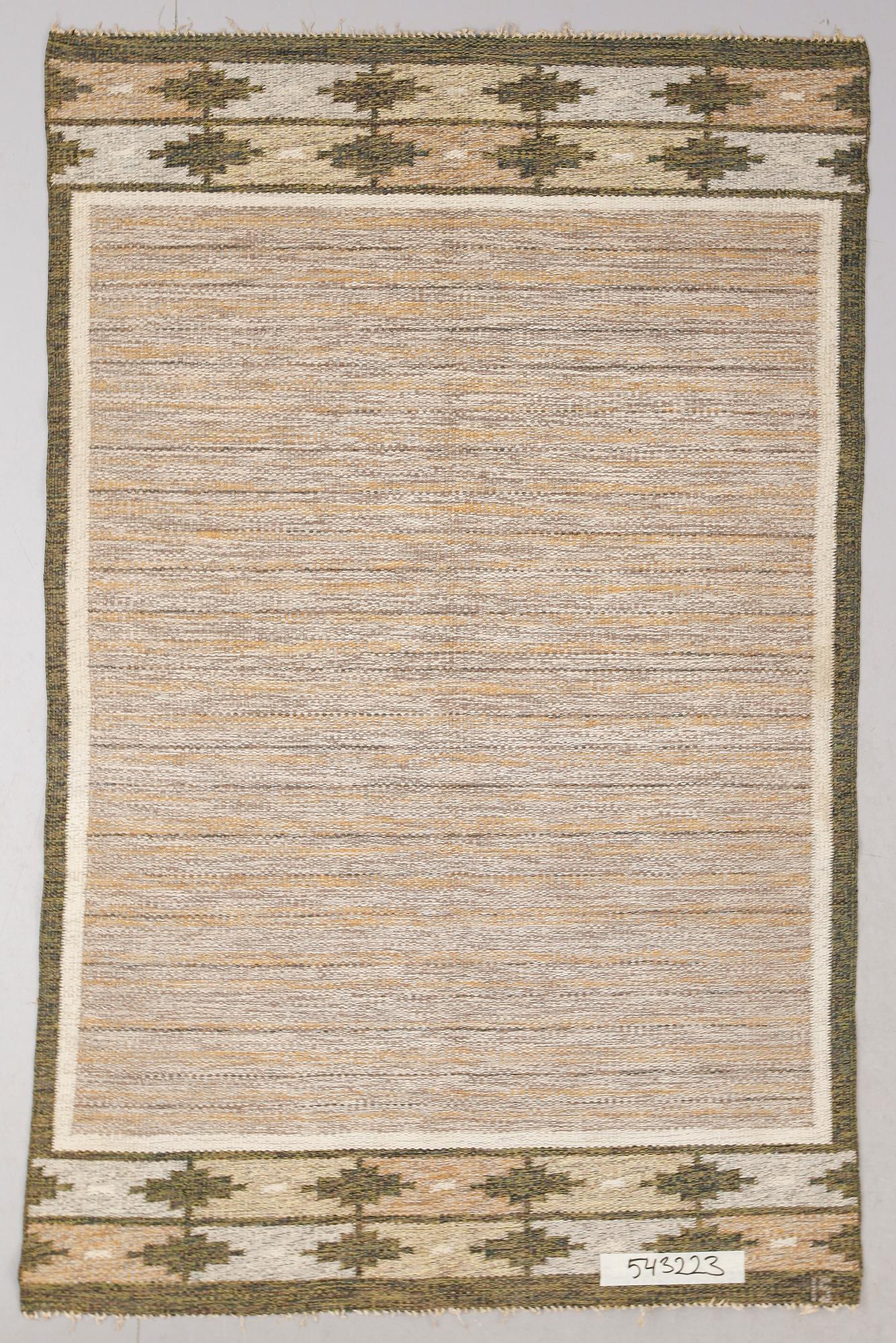 MATTA, rölakan, Ingegerd Silow, signerad IS. Ca 200 x 130 cm.