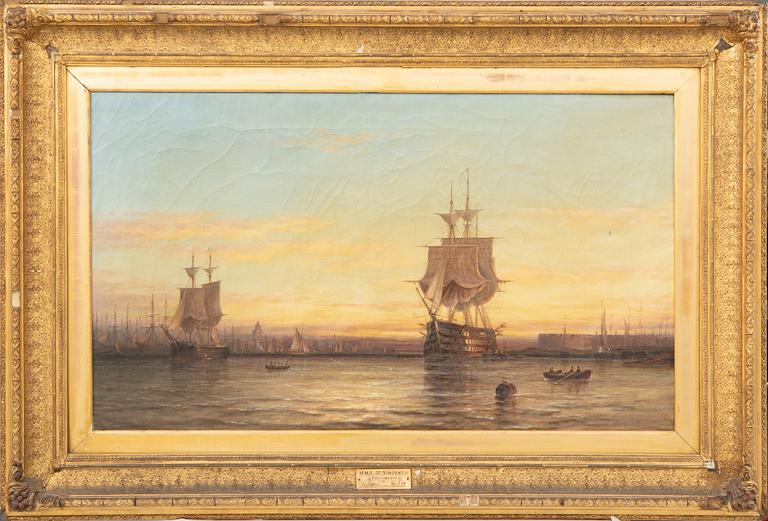 George Stainton, H.M.S St Vincent, Portsmouth 1888.