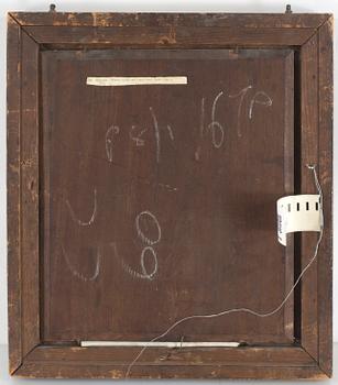 WILLIAM MULREADY, hans art, olja på pannå, 1800-tal, ej signerad.