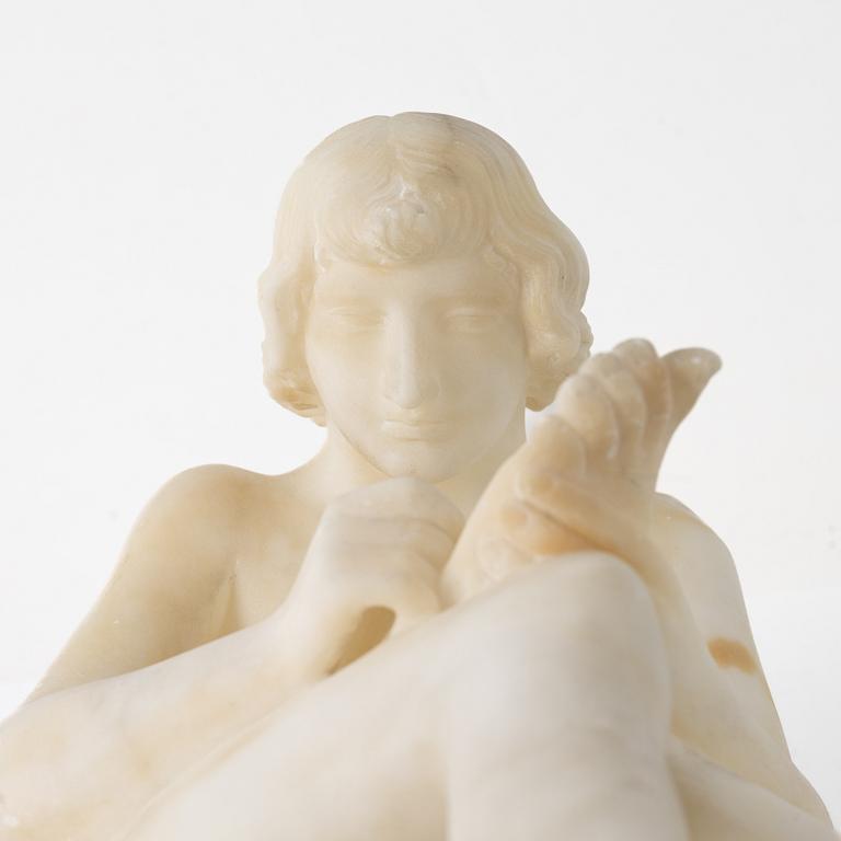 An alabaster sculpture, Italy.