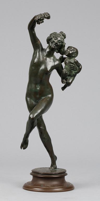 Frederick William MacMonnies, Bacchante and infant faun.