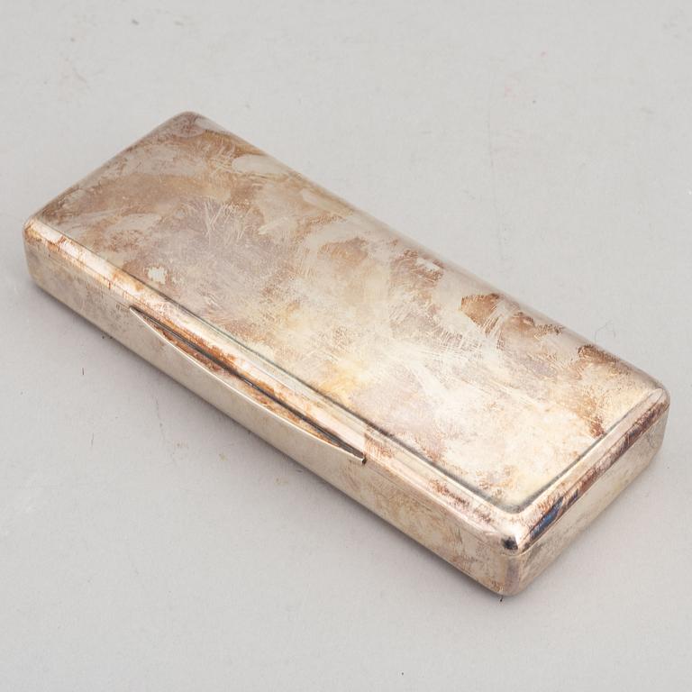 A silver box by Axel Holm, Denmark, second half of the 20th Century.