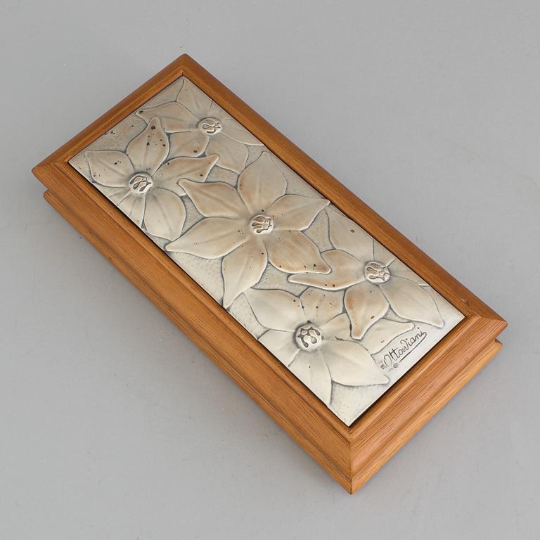 ASK med LOCK, trä och sterlingsilver, 1900-tal.