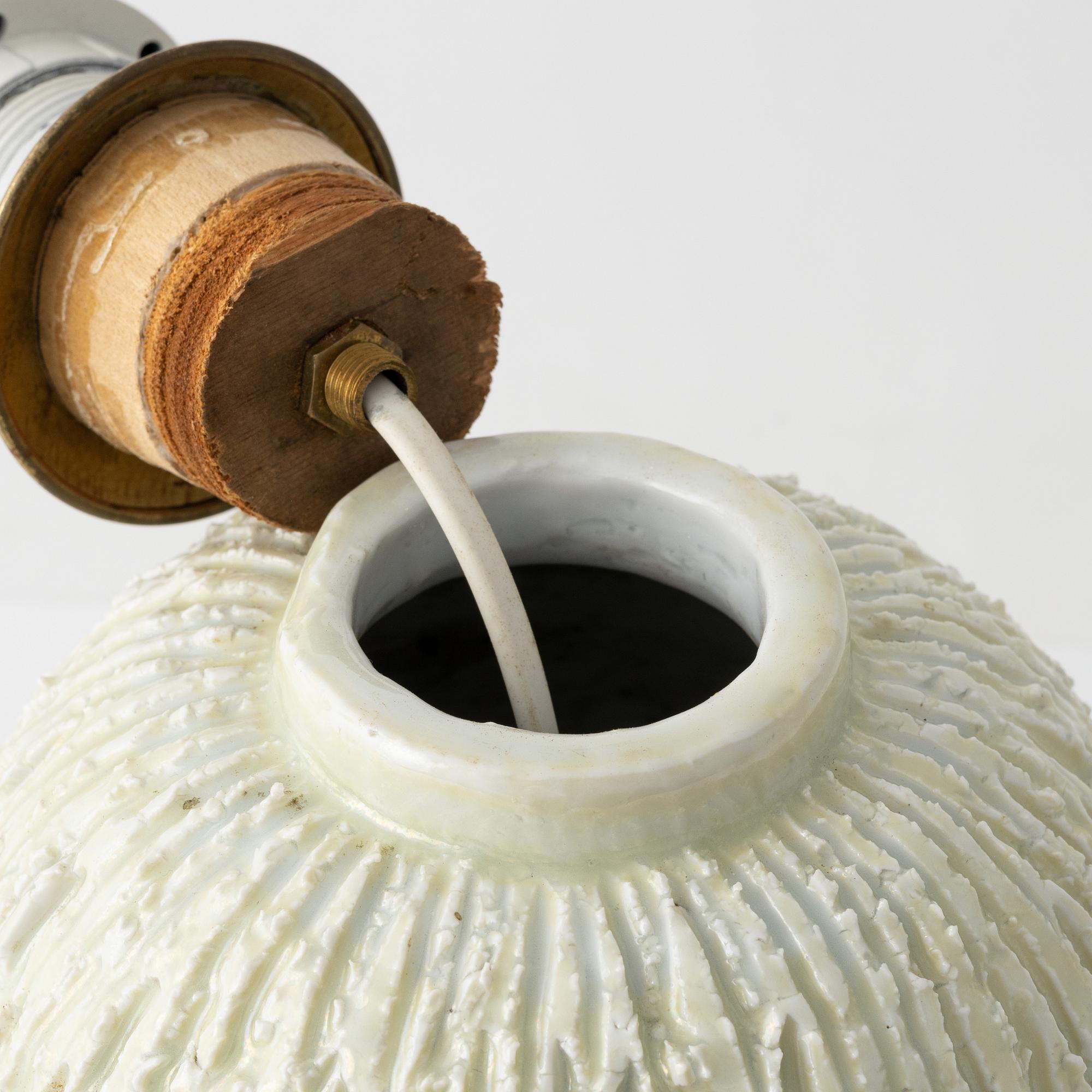 Gunnar Nylund, a stoneware table light, Rörstrand.