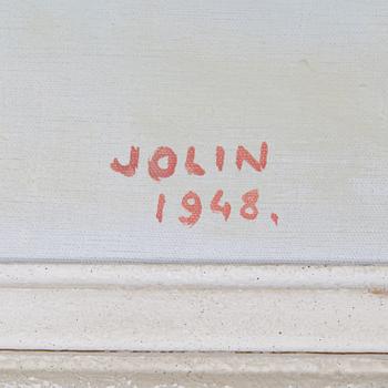 EINAR JOLIN, oil on canvas, signed Jolin and dated 1948.