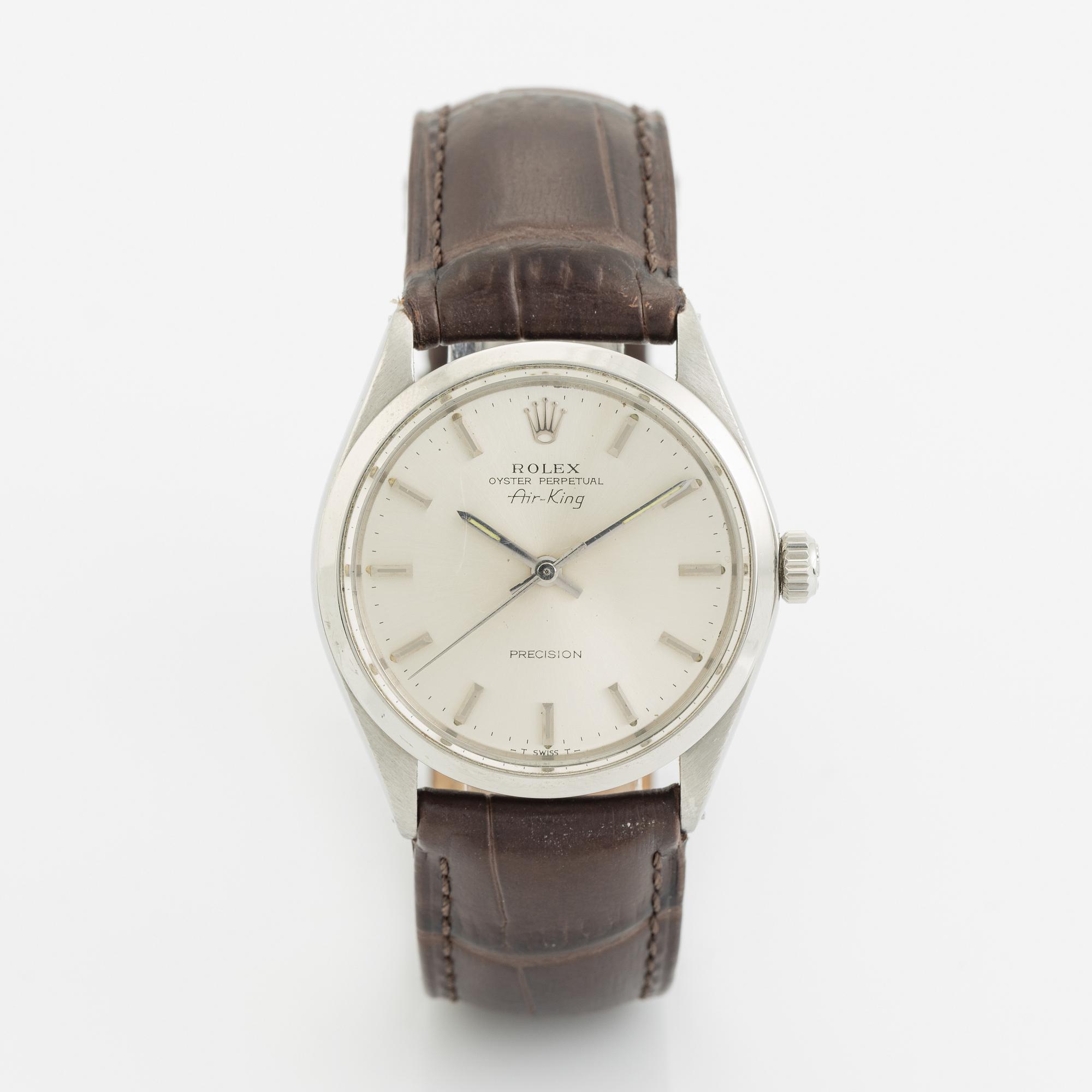 Rolex, Oyster Perpetual, Precision, wristwatch, 34 mm.