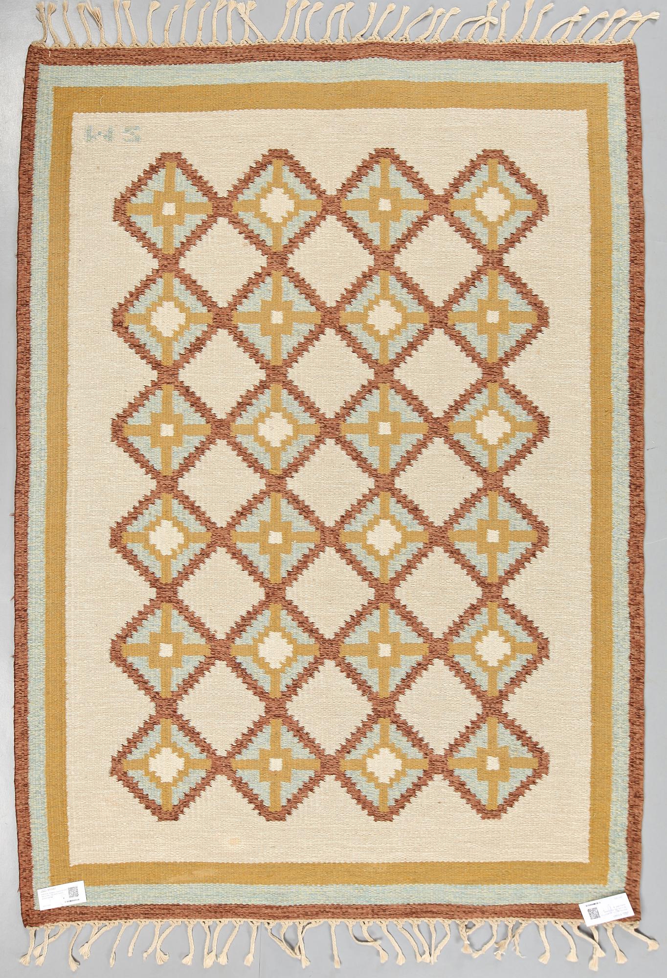 MATTA, rölakan, signerad MZ, 197 x 140 cm, 1900-talets andra hälft.