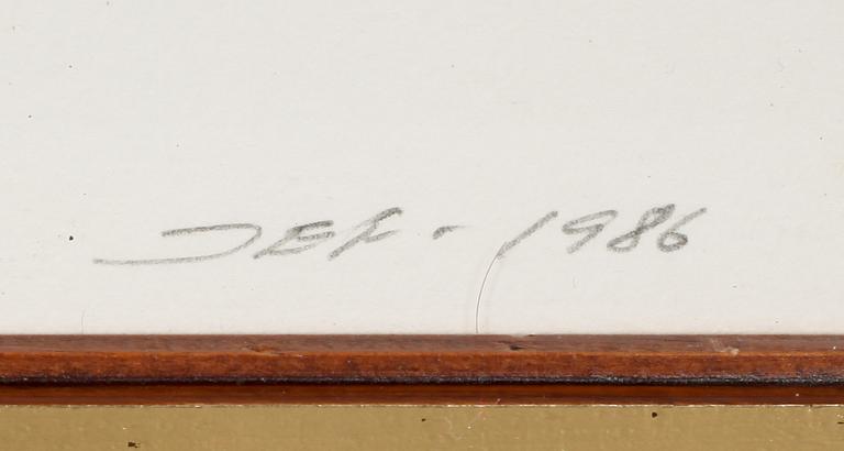 JOHN ERIK FRANZÉN, färglitografi, signerad och numrerad 48/350.