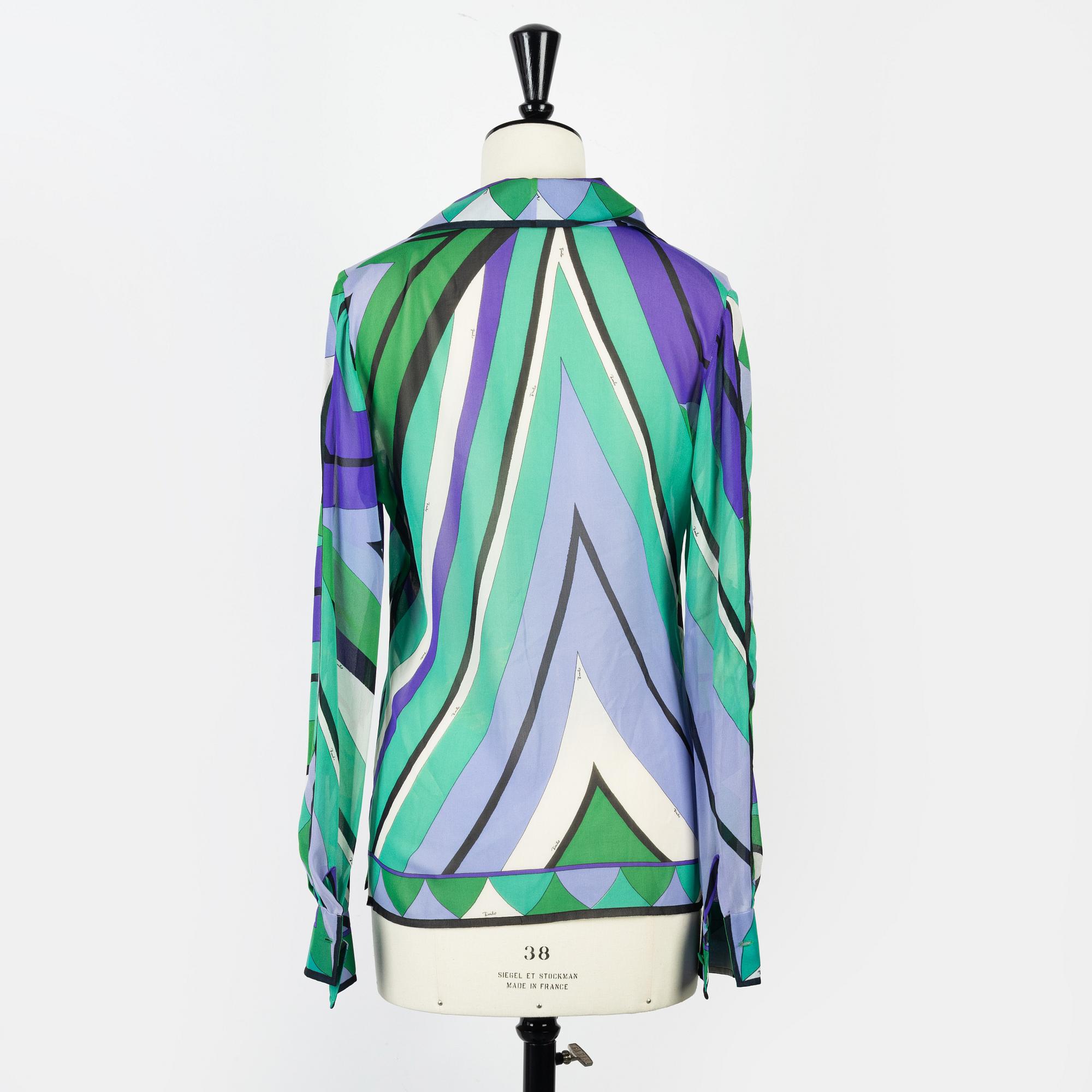 Emilio Pucci, tvådelad ensemble, storlek It 6.