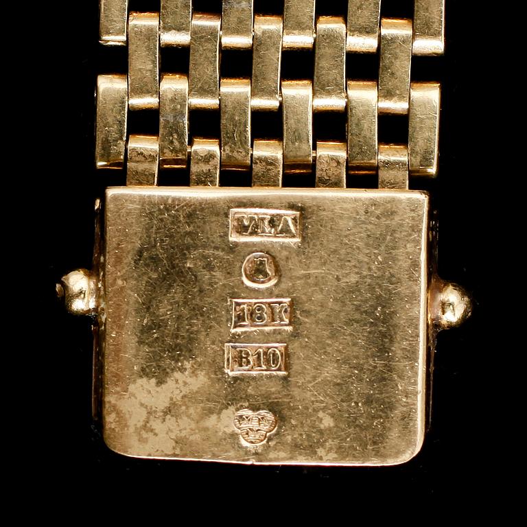 ARMBANDSUR, 18 k guld, Omega Seamaster, 1976. Total vikt med urverk ca 70 gram.