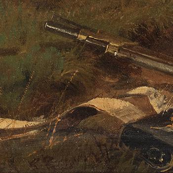 RICHARD BEAVIS, oil on canvas, signed and dated -72.