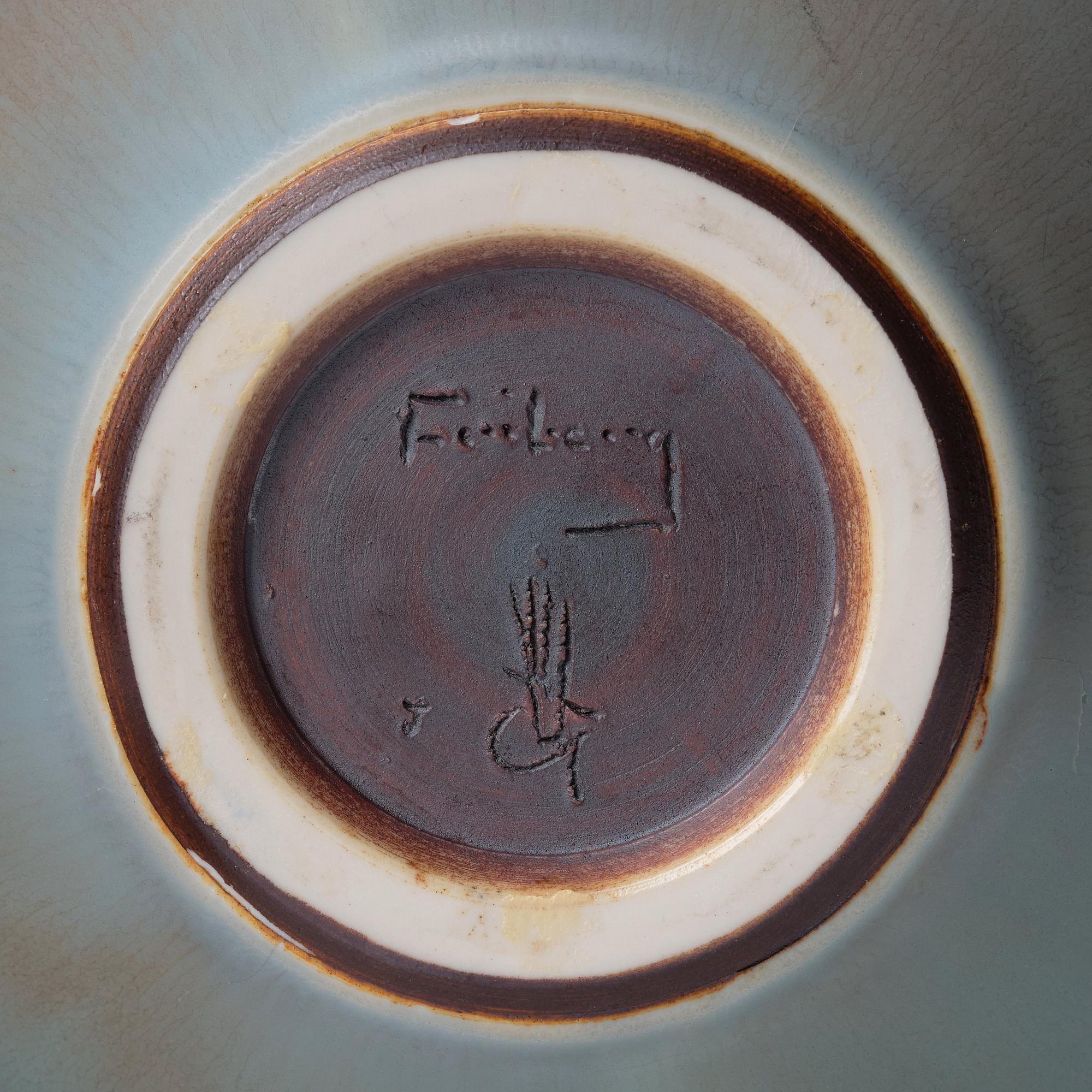 Berndt Friberg, a stoneware vase, Gustavsberg studio, Sweden 1968.