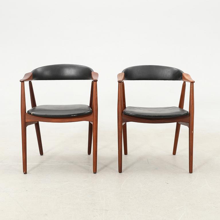 Armchairs, a pair from the 1950s/60s, Denmark.