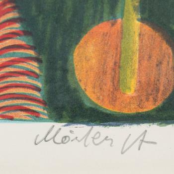 MÅRTEN ANDERSSON, litografi, signerad, provtryck.