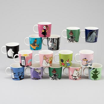 MUMIN MUGGAR, 15 ST. Moomin-Characters, Arabia, Finland.