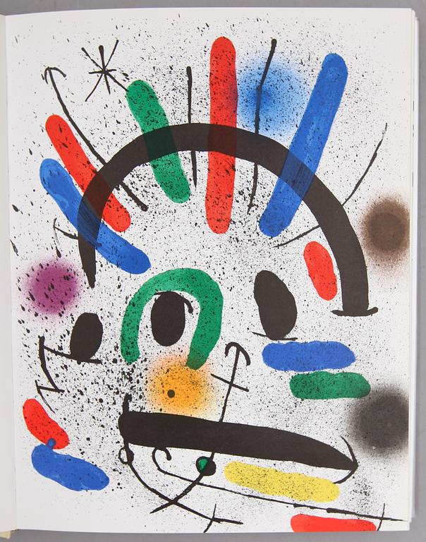 BOK: Joan Miró Lithographe I, Michel Leiris, Fernand Mourlot, Mazo & Cie, Paris 1972. Litographie.