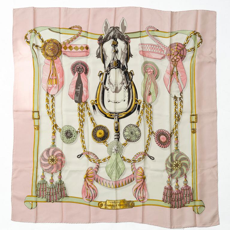Hermès, Scarf, "Frontaux et Cocardes".