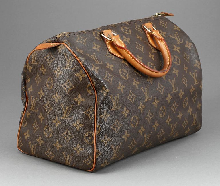 VÄSKA. "Speedy 30", Louis Vuitton.