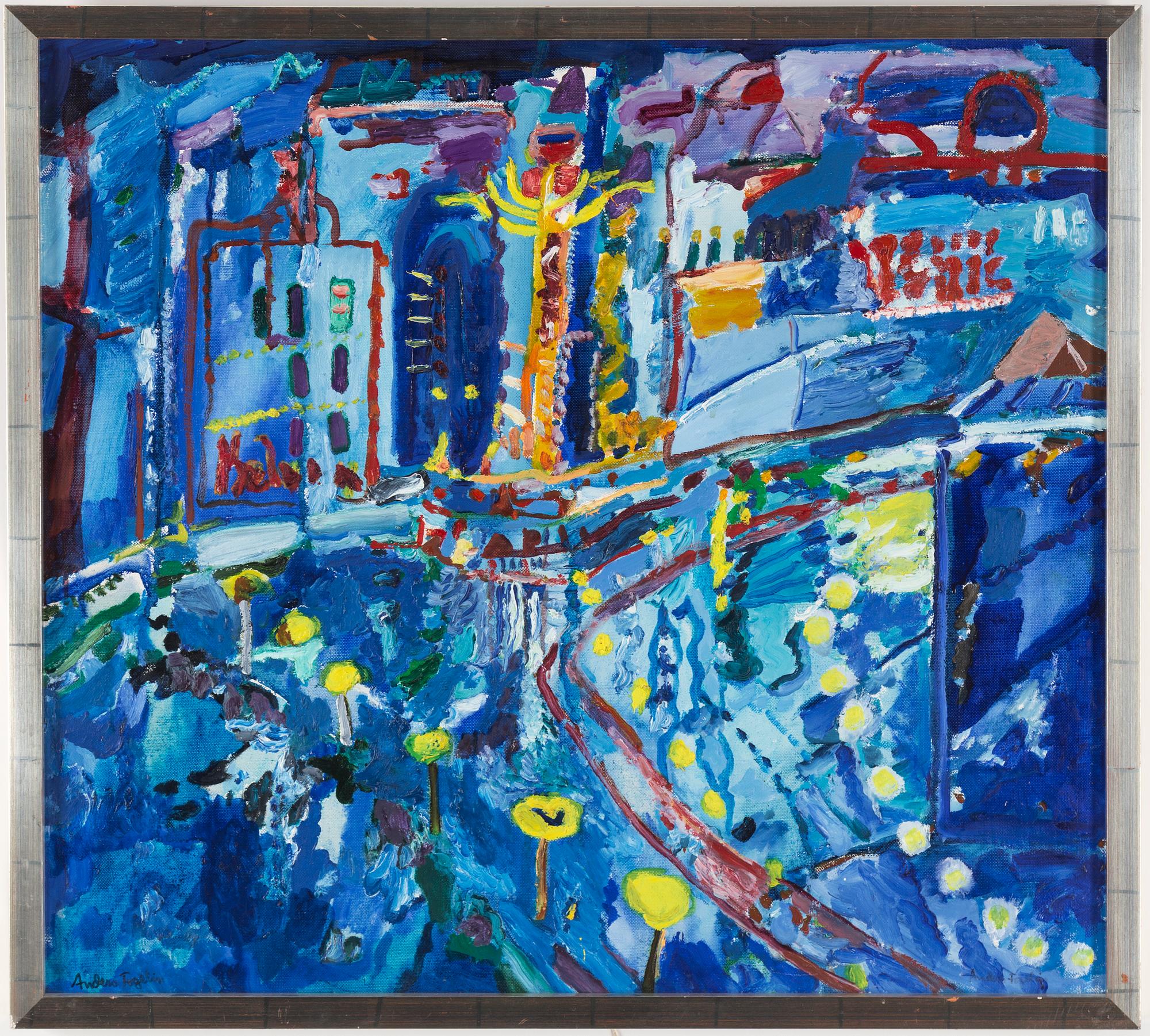 ANDERS FOGELIN, olja på duk, signerad.