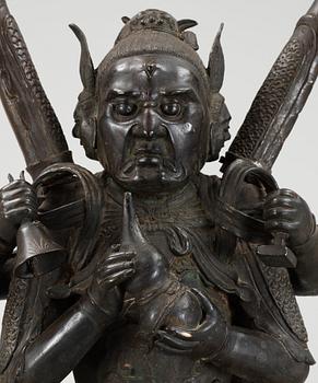 SKULPTUR, brons. Japan, 1800-tal.