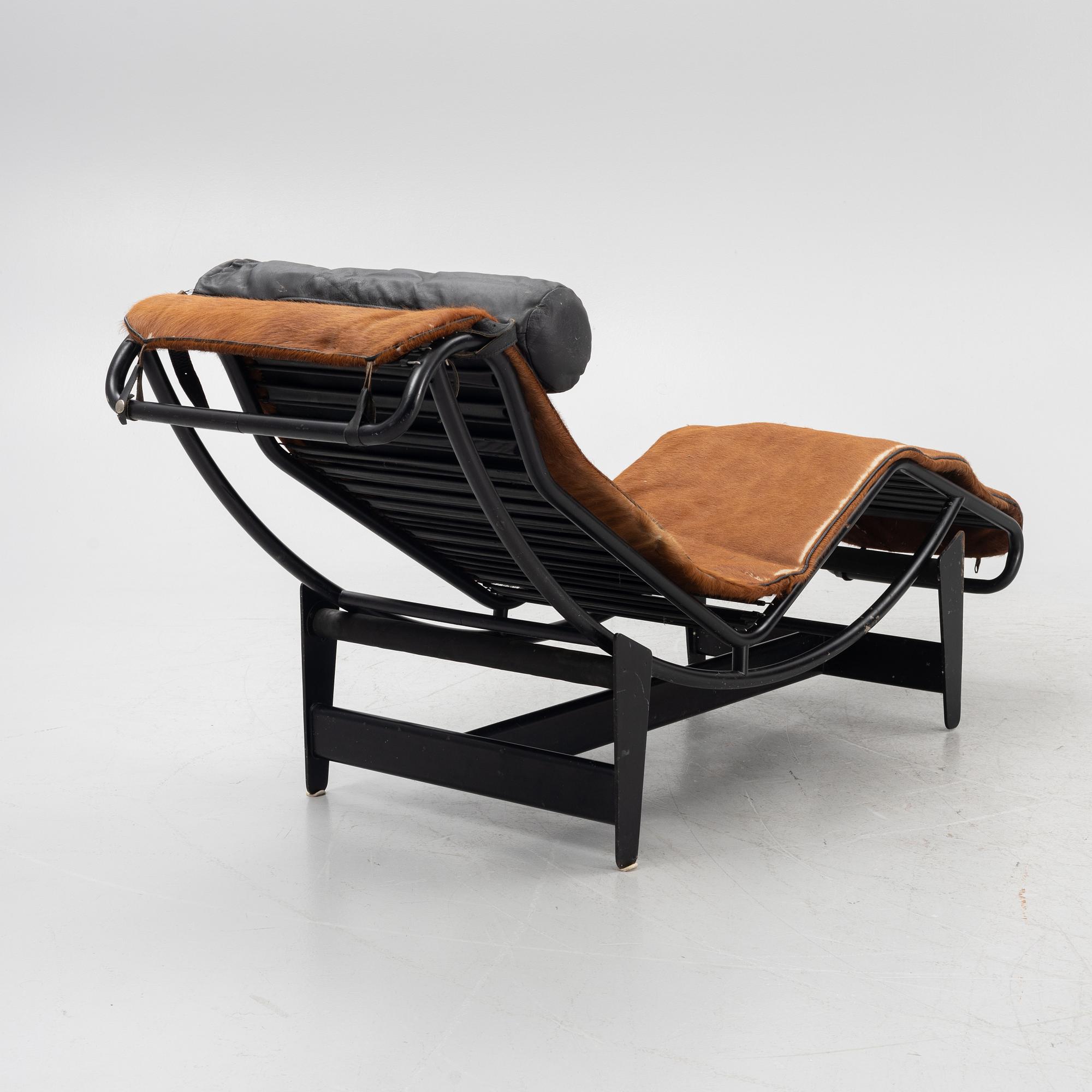 Charlotte Perriand & Le Corbusier, an 'LC4' lounge chair, Cassina.