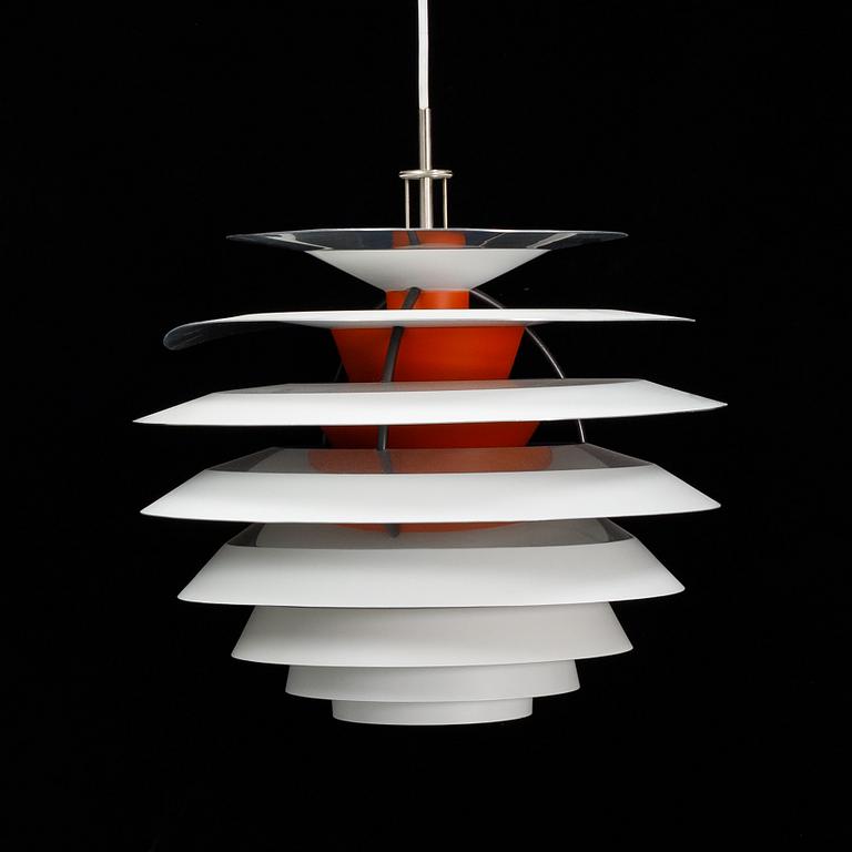 Poul Henningsen, a 'Kontrast' pendant light, Louis Poulsen, Denmark.