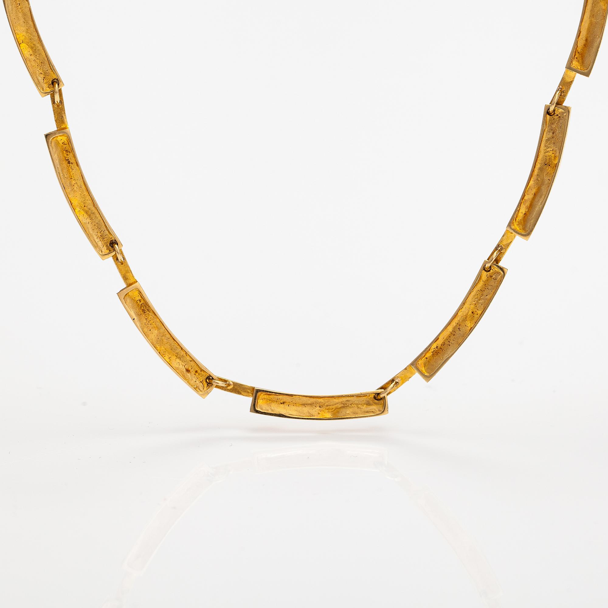 Björn Weckström, Halsband "Tundra", 18K guld. Lapponia.