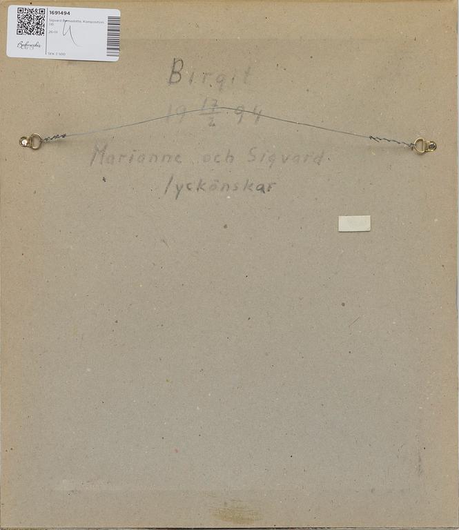 Sigvard Bernadotte, Composition.