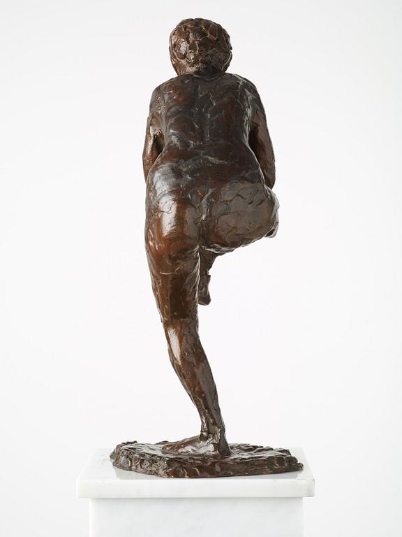 Edgar Degas, Danseuse mettant son bas (première étude).