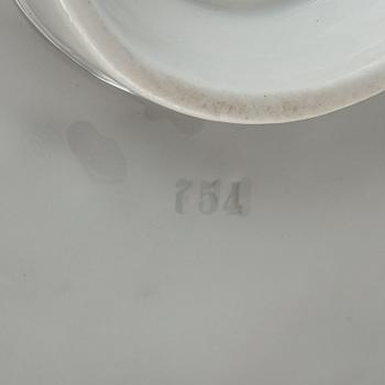 Max Hermann Fritz, a porcelain figure of deer, Rosental, Germany.