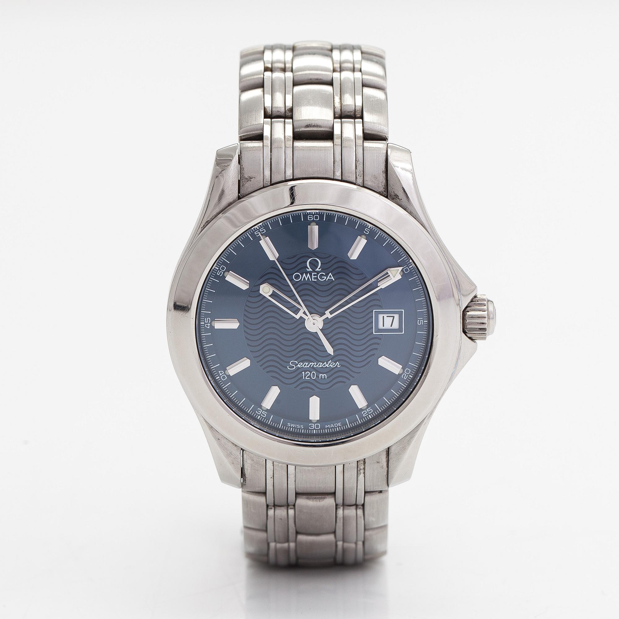 Omega, Seamaster, 120m, armbandsur, 36 mm.