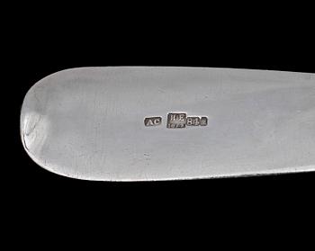 Soppslev, silver, St Petersburg 1879. Tot vikt ca 201 g.