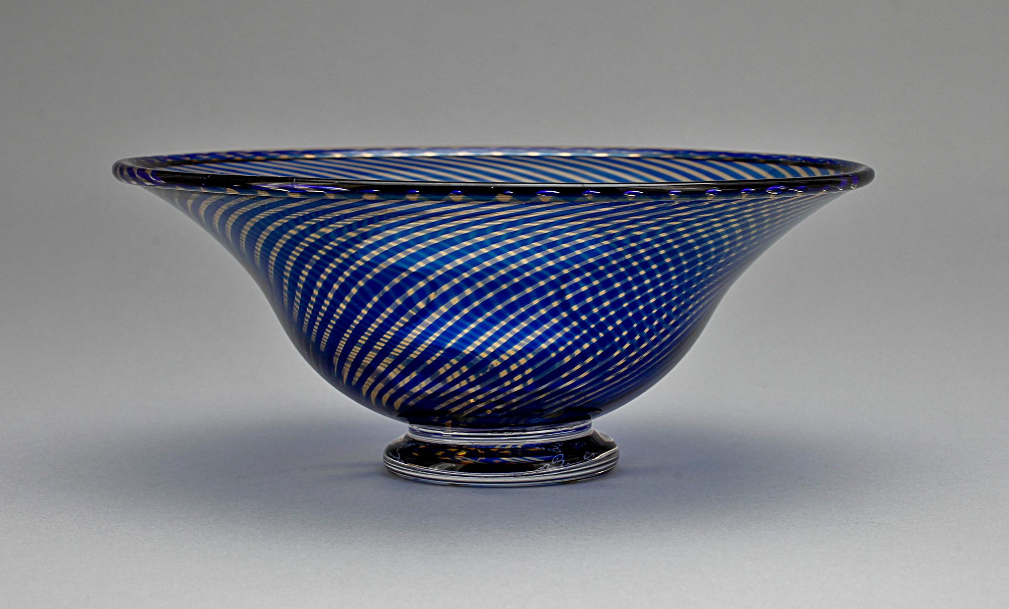 SKÅL, glas, slipgraal, Edward Hald Orrefors. Sign.