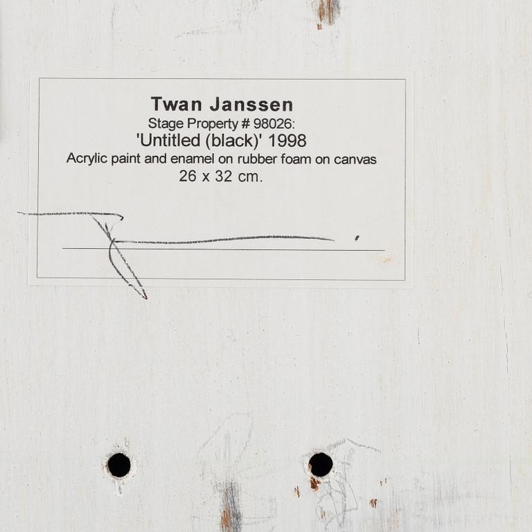 Twan Janssen, "Untitled (black)".