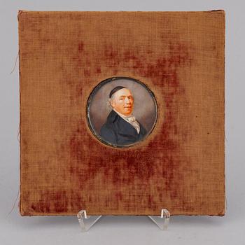JOHAN ERIK BOLINDER, a miniature gouache, signed.