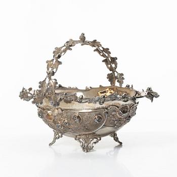 Basket, sterling silver, 20th century.