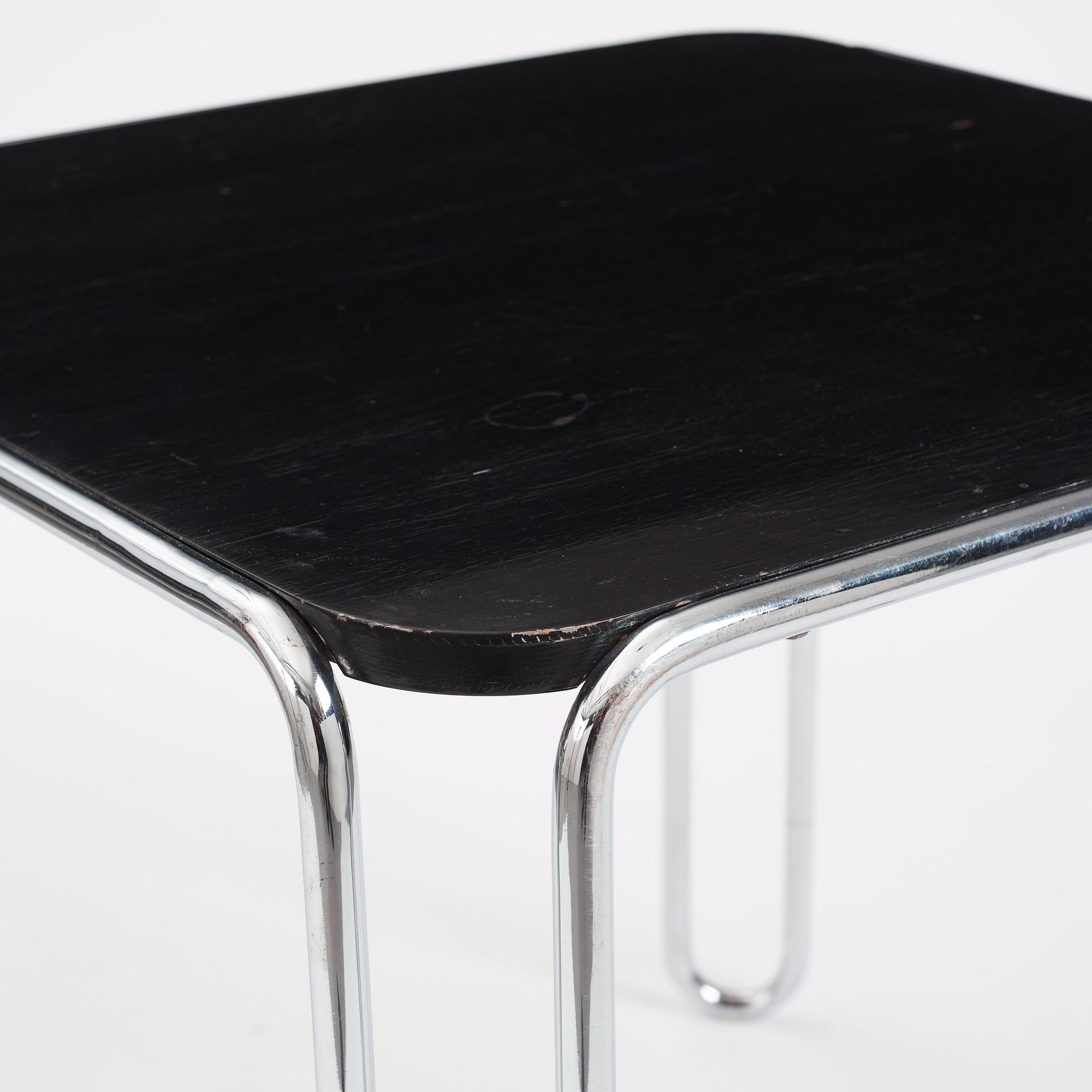 Marcel Breuer, a table, model "B10",  Thonet ca 1927-1930.