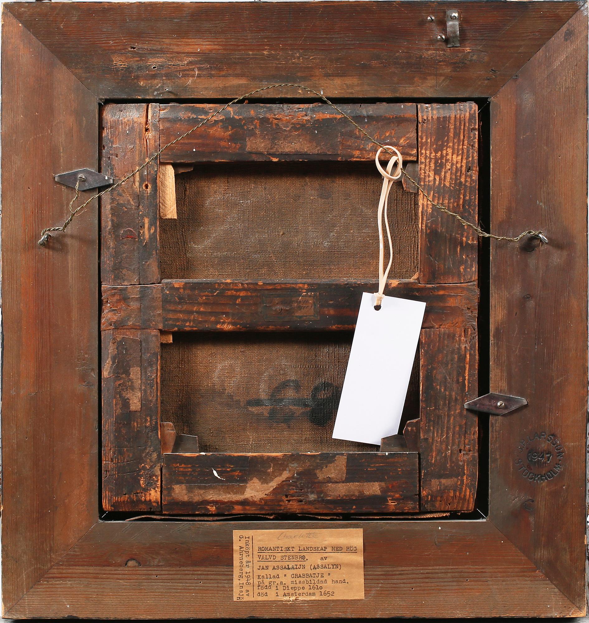 JAN ASSELYN, hans krets, olja på duk, ej signerad.