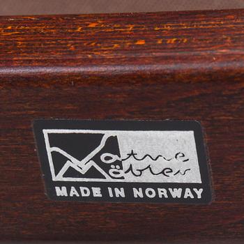 SIGURD RESSEL, fåtölj "Falcon", Vatne Möbler Norge, 1970-tal.