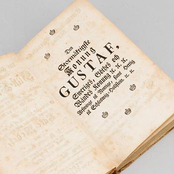 BOK, J B von Sind: Den uti fält och på resa hastigt helande häst-läkaren, 1774.