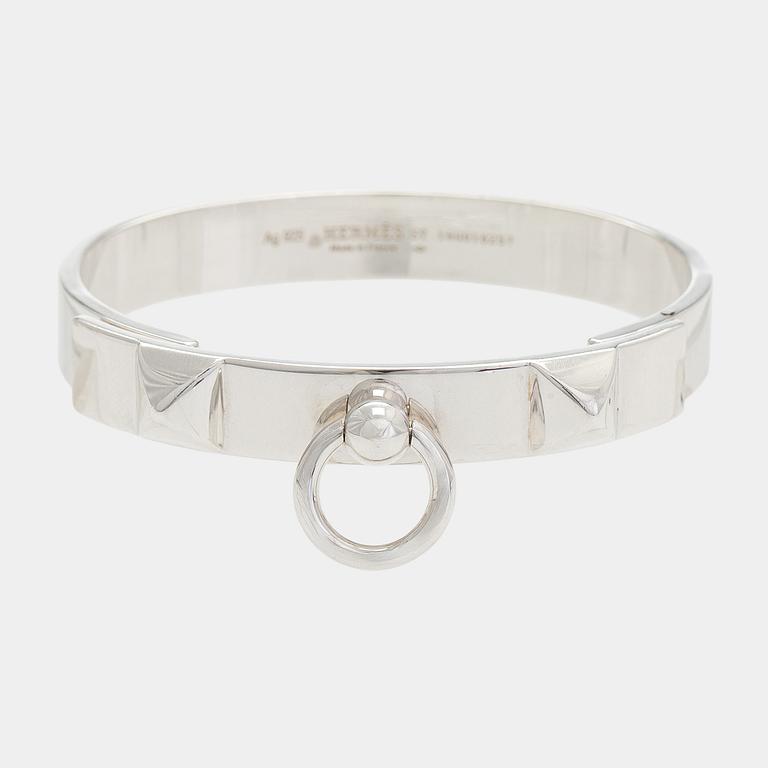 Hermès, armband, sterling silver, "Collier de Chien".